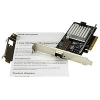 1-Port 10G Open SFP+ Network Card Intel Chip Connectivity with Multimode or Single-mode Fiber SR or LR Transceivers