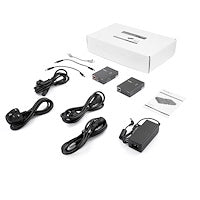 1 Port Gigabit PoE Injector & Splitter Kit 60W Over 100m 12-24V DC Splitter 802.3af/at/bt Compatible Midspan Single Port Ultra