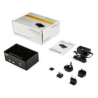 2 Port DisplayPort Dual-Monitor KVM Switch - 4K 60Hz