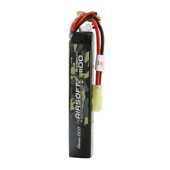 Gens Ace 1100mAh 3S1P 11.1V 25C Airsoft Battery With Tamiya Plug