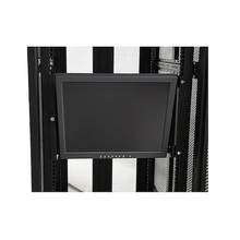 7U Universal Swivel VESA LCD Mounting Bracket For 19" Rack or Cabinet Steel Black