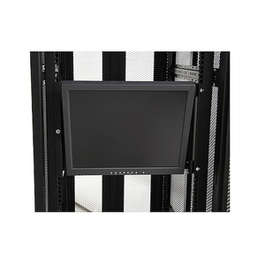 7U Universal Swivel VESA LCD Mounting Bracket For 19" Rack or Cabinet Steel Black