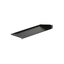 1U Server Rack Shelf Universal Rack Mount Cantilever Shelf 7" Deep Tray Heavy Duty Steel For 19" Network Equipment Rack Black