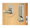 Code Locks CL255SS Stainless Steel Tubular Latch w/ Hold Back Feature