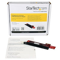 PCI Express X1 to X16 Low Profile Slot Extension Adapter 2.5 Gbps Red Lifetime