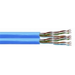 Commscope 8754504/10 24 AWG 8 Pair Blue DataPipe 5E55D Solid BC Plenum UTP Category 5e Cable