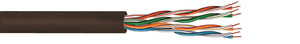 Commscope 874046014/10 24 AWG 4 Pair Orange CS27P Solid BC Twisted Plenum UTP Category 5e Cable