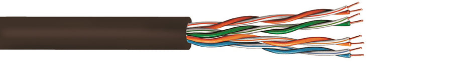 Commscope 874046014/10 24 AWG 4 Pair Orange CS27P Solid BC Twisted Plenum UTP Category 5e Cable