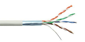 Commscope 8461204/10 24 AWG 4 Pair White DataPipe 5ENS4-i Solid Non Plenum F/UTP Category 5e Cable
