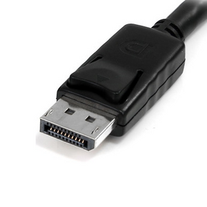 3' Panel Mount DisplayPort Cable 4K x 2K Video Extender Cord W/ Panel Mount DP Connector Monitor Cable DPPNLFM3PW