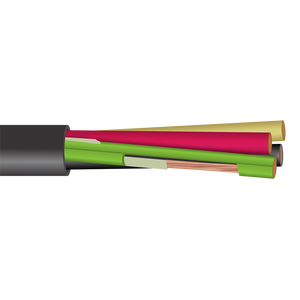 4 AWG 4C Type P Unarmored 600/1000V Power Cable
