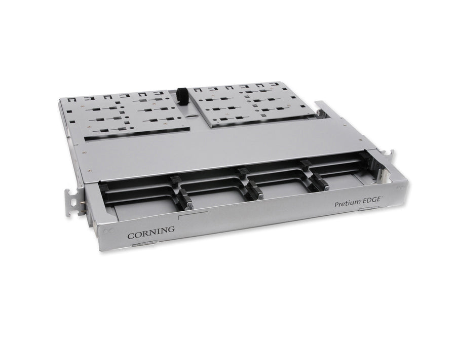 EDGE™ Housing FX 1 rack unit holds 8 EDGE™ solutions modules or panels CORNING EDGE-01U-FP