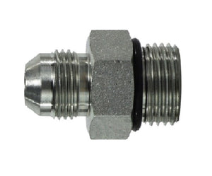 9/16"-18 X 9/16"-18 O-Ring Straight Thread Connector MJICXMORB Steel Adapter Hydraulics 64006