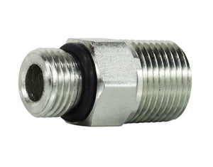 3/4"-16 X 1/2" Straight Adapter MORBXMNPT O-Ring to Pipe Steel Hydraulics 640188