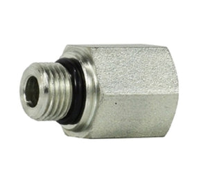 9/16"-18 X 1/2" Straight Adapter MORB X FNPT Steel O-Ring Adapter Hydraulics 6405O68