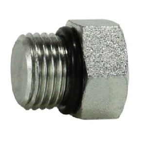 1/2"-20 O-Ring Hex Head Plug Steel Adapter Hydraulics 6408O5