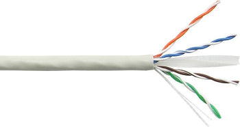 Commscope TE640P-RD02 23 AWG 4 Pair Red 640 Series CMP Solid Bare Copper UTP Category 6A Cable