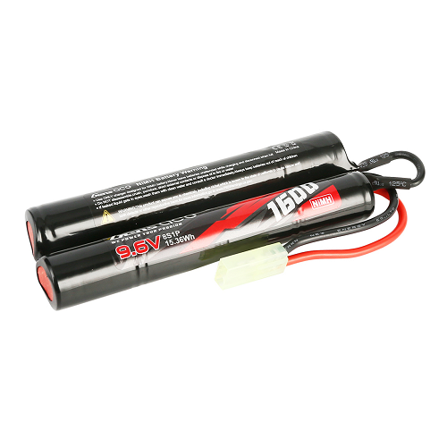 Gens Ace 1600mAh 8S1P 9.6V NIMH Battery Nunchuck Style