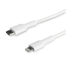 USB Type C to Lightning Durable Heavy Duty Rugged Aramid Fiber Apple MFi Certified TPE Jacket Charging Cable