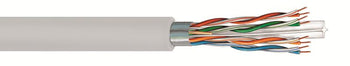 Commscope 8859104/10 23 AWG 4 Pair Blue Media 6 65NS4+ Solid BC Non Plenum F/UTP Cat6 Cable