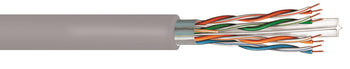 Commscope 8755304/10 24 AWG 4 Pair Gray Media 6 65S4+ Solid BC Plenum F/UTP Category 6 Cable