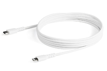 USB Type C to Lightning Durable Heavy Duty Rugged Aramid Fiber Apple MFi Certified TPE Jacket Charging Cable