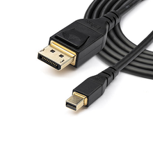 34 AWG Mini DisplayPort to DisplayPort 8K 60Hz HBR3 HDR 1.4 Cord VESA Certified Monitor/Video Cable