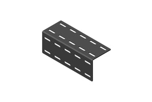 Wall Angle Support Kit for Pemsa Rejiband Wire Mesh Cable Tray; 12"W (300 mm); Black CPI 60501-712