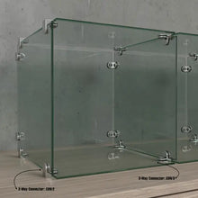 Glass Connectors For Cubbies Econoco CON/2 (Pack of 25)