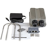 Rugged Outdoor Wireless-N Access Point Wireless-N Data Rates up to 300Mbps 5GHz With a Range up to 3.7 kms / 2.3 miles