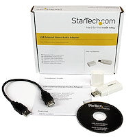 USB to Stereo Audio Adapter Converter into a Stereo Sound Card C-Media & CM108B