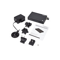 OAM Managed Gigabit Ethernet Fiber Media Converter Multi Mode LC SFP installed (up to 550m) 802.3ah Compliant