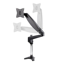 Desk Mount Monitor Arm for Single VESA Display up to 32 or 49 Ultrawide 8kg/17.6lb Full Motion Articulating & Height Adjustable
