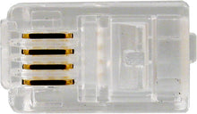 Vertical Cable RJ22 4 Position Telephone Plug 009-1024/44R-100 (Pack of 100)