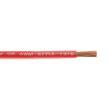 Waytek WN16 16 AWG 1C 26/30 Stranded Bare Copper Unshielded TFFN UL 1408/1316 600V Hook-Up Wire