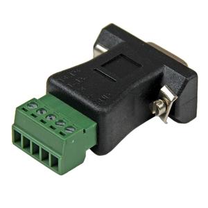 RS422 RS485 Serial DB9 Male Connector to Terminal Block Adapter