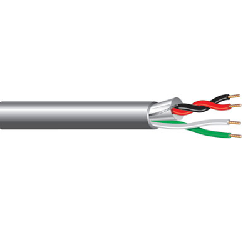 West Penn 360 18 AWG 2C Shielded 18 AWG 2C Unshielded 7x28 Stranded BC Riser PVC CMR Intercom Audio Cable