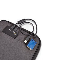 KVM Console to USB 2.0 Portable Laptop Crash Cart Adapter