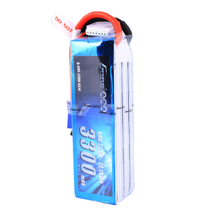 Gens Ace 3300mAh 6S1P 22.2V 60C Lipo Battery Pack With EC5 Plug