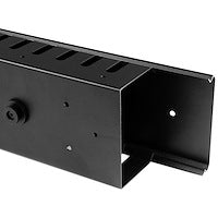 20U 3 ft Vertical Cable Organizer with Finger Ducts