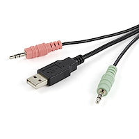 2 Port USB DisplayPort Cable KVM Switch w/ Audio and Remote Switch USB Powered