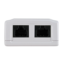 2-Port Surface Mount Box With CAT6 Jack (Pack of 50)
