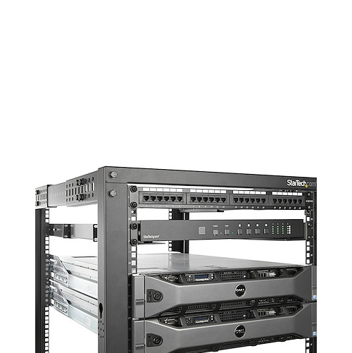 StarTech.com 1U 19 inch Server Rack Rails - 24-36 inch Adjustable Depth -  Universal 4 Post Rack Mount Rails - Network Equipment/Server/UPS Mounting
