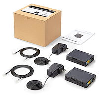 1km Over Ethernet or 10/100 VDSL2 Ethernet Extender Kit over Single Pair Wire IEEE 802.1Q VLAN tag Transparent