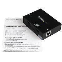 1-Port Gigabit PoE+ Extender IEEE 802.3at 30W input to IEEE 802.3at/af 24W output PoE-Powered