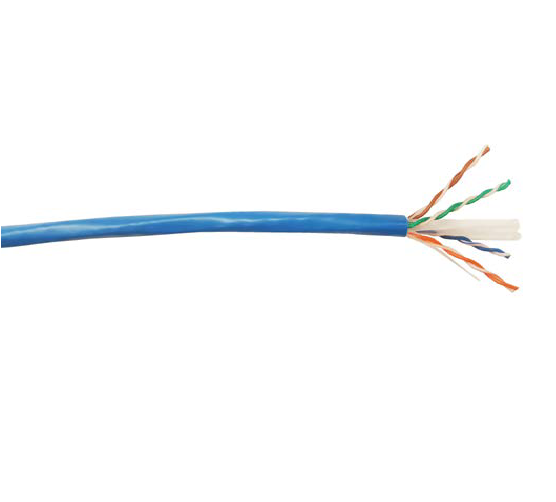 1000' 23 AWG 4P Category 6 Solid Bare Copper CMR Riser Unshielded Twisted Pair Cable 6CMR234BX