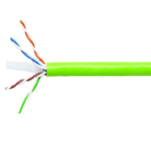 Copper Cable GigaSPEED XL 1071E Category 6 23 AWG 4 Pair Unshielded UTP Solid Bare Copper Conductor Green Jacket 700212061 COMMSCOPE 1071E