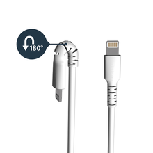 USB Type A to Lightning Durable Heavy Duty Rugged Reinforced W/ Aramid Fiber Apple MFi Certified TPE Jacket Charging Cable