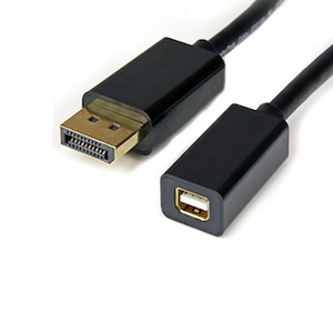 DisplayPort Male to Mini DisplayPort Female Adapter 1.2 Monitor Extension Cable