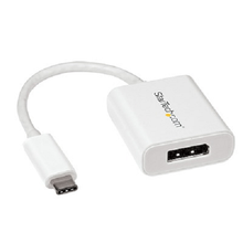 USB C to DisplayPort Adapter 4K 60Hz 8K 30Hz USB Type C to DP 1.4 HBR2 Adapter Dongle Thunderbolt 3 Compatible White